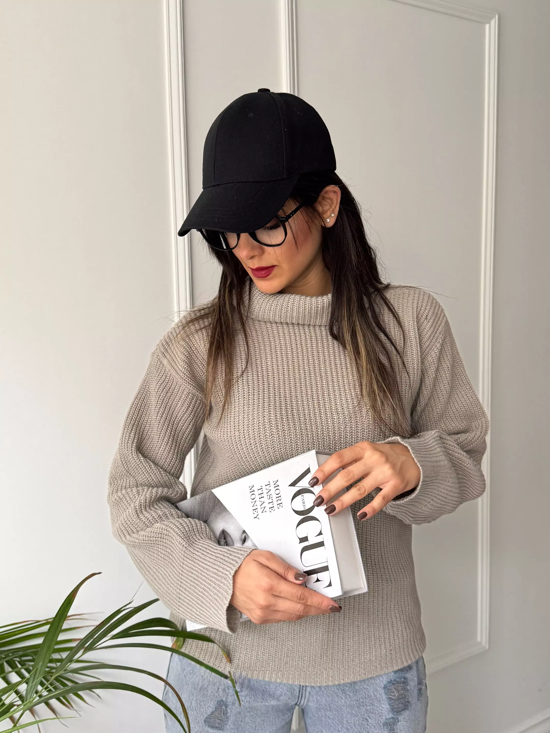 بافت یقه شل مونیکا